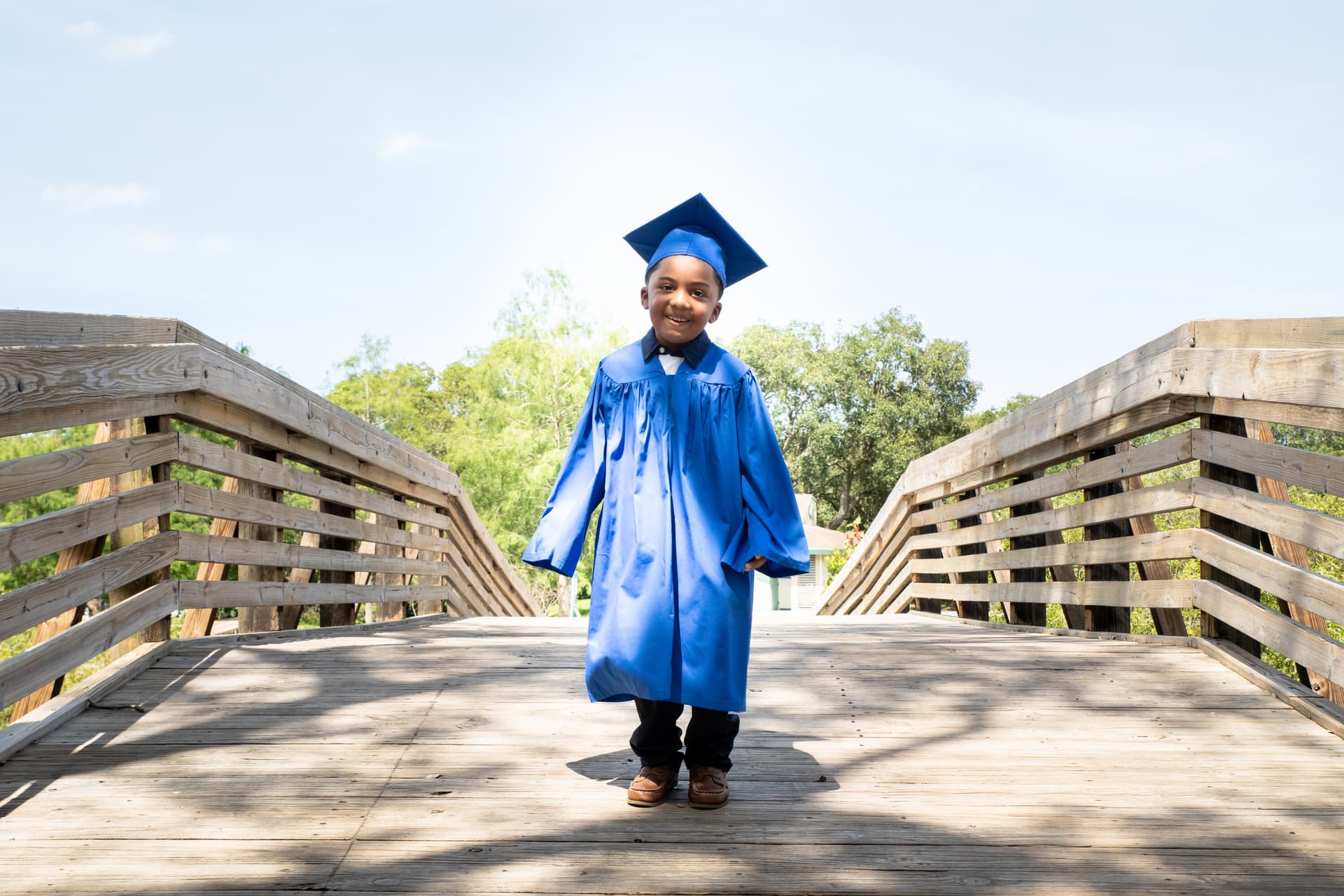 Kindergarten graduation portrait