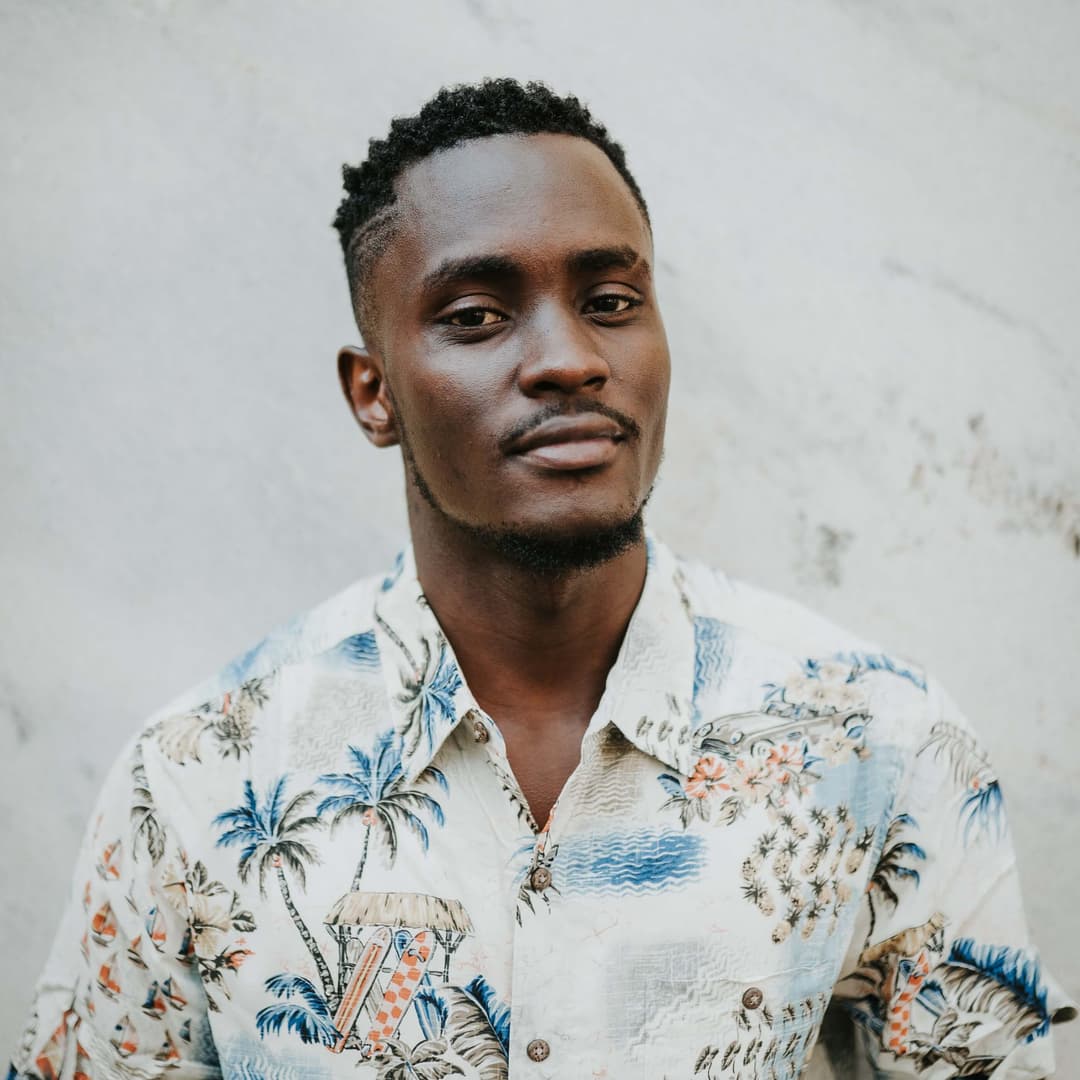 photo of a man in a hawaiian shirt