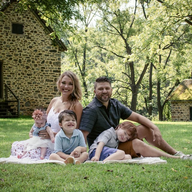 photo taken by a professional photographer during a free photography mini session