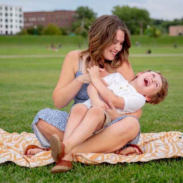 photo taken by a professional photographer during a free photography mini session