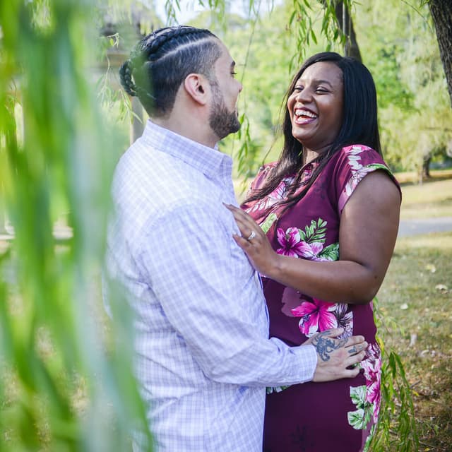 photo taken by a professional photographer during a free photography mini session