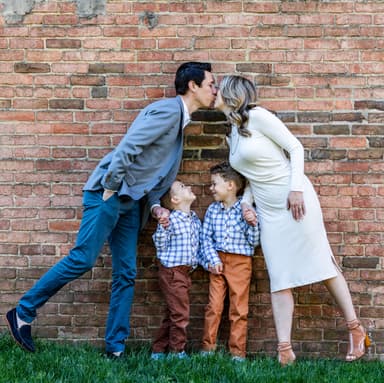 photo taken by a professional photographer during a free photography mini session