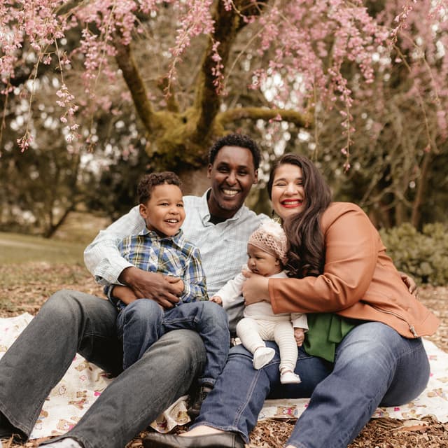 photo taken by a professional photographer during a free photography mini session