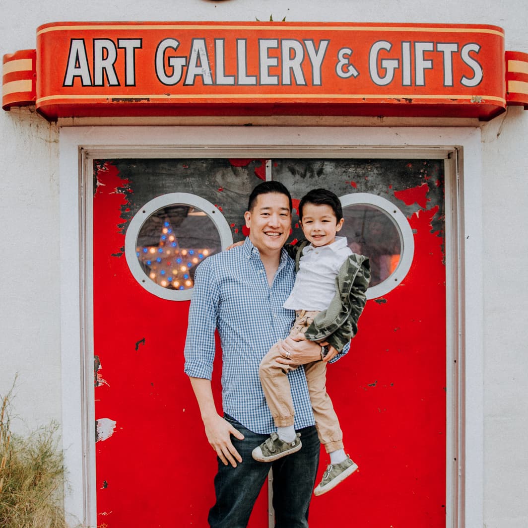 photo taken by a professional photographer during a free photography mini session