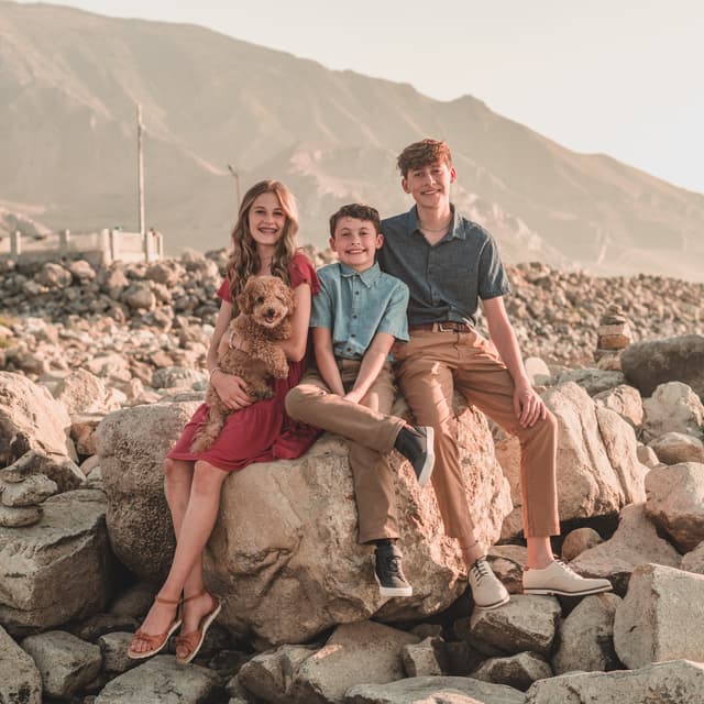 photo taken by a professional photographer during a free photography mini session