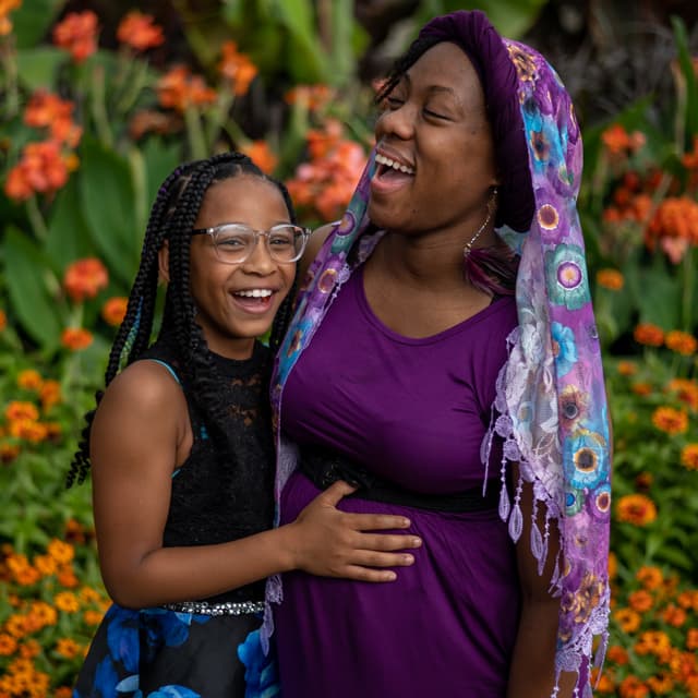 photo taken by a professional photographer during a free photography mini session