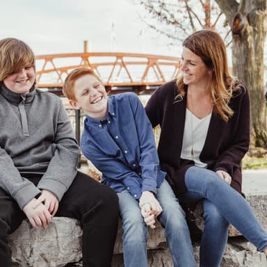 photo taken by a professional photographer during a free photography mini session