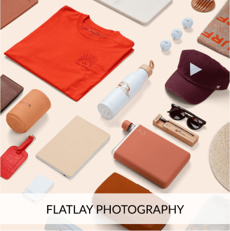 A sample of flatlay photography