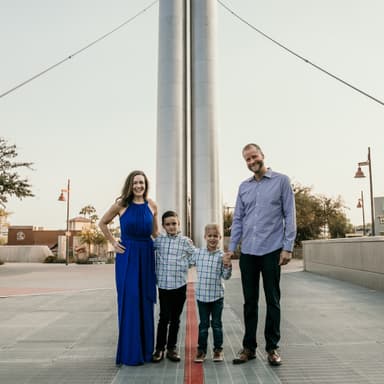 photo taken by a professional photographer during a free photography mini session