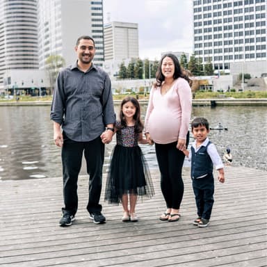 photo taken by a professional photographer during a free photography mini session