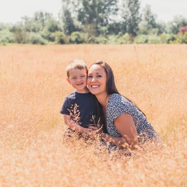 photo taken by a professional photographer during a free photography mini session