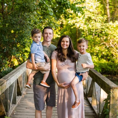 photo taken by a professional photographer during a free photography mini session