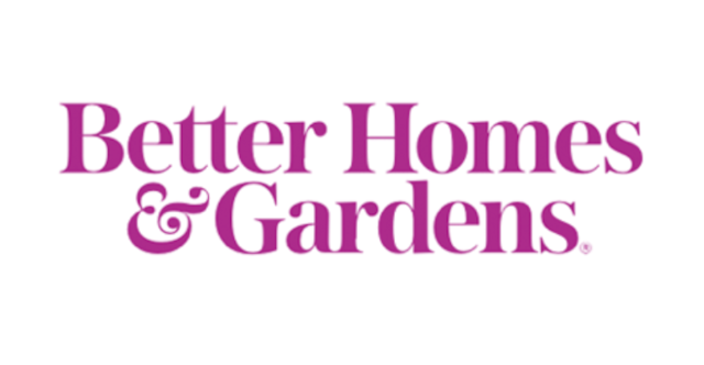 Logo of "Better Homes & Gardens" magazine.