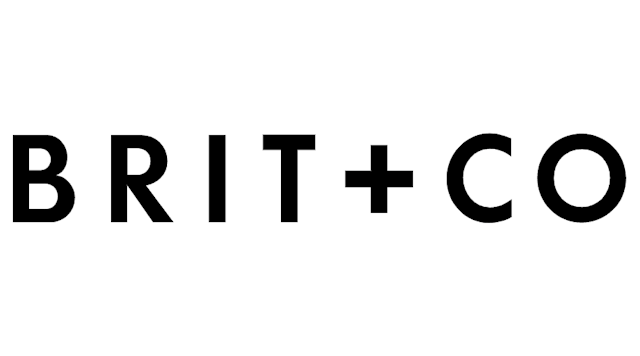 Logo of "BRIT+CO" in black letters on a white background.