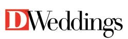 Logo of D Weddings with a red 'D' and black text.