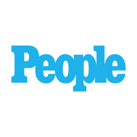 Logo of 'People' in light blue block letters on a white background.